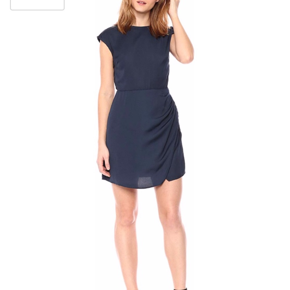 Finder Keepers designer Navy Mini Dress XS